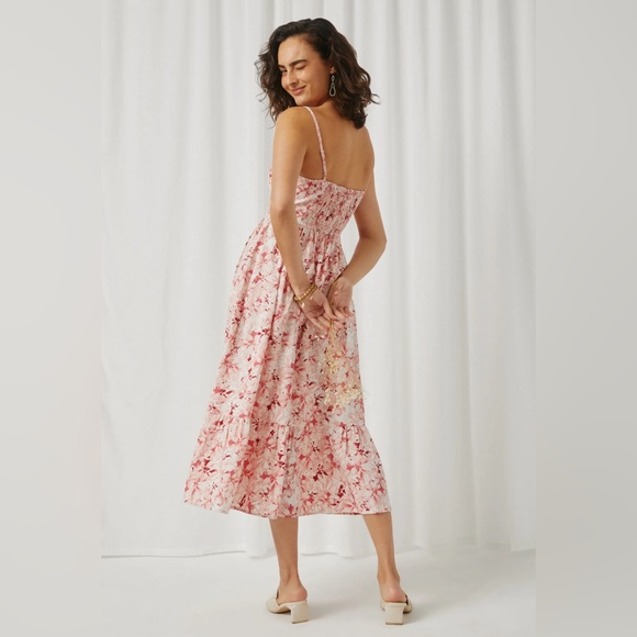 FLORAL MIDI DRESS - Picture 2 of 6